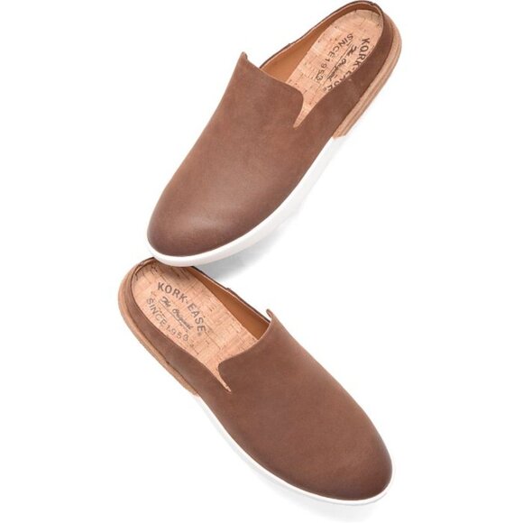 NEW Kork-Ease Phoebe Mule Shoes - Leather, Open Back  in brown For Women 725 2s7 - Picture 3 of 9